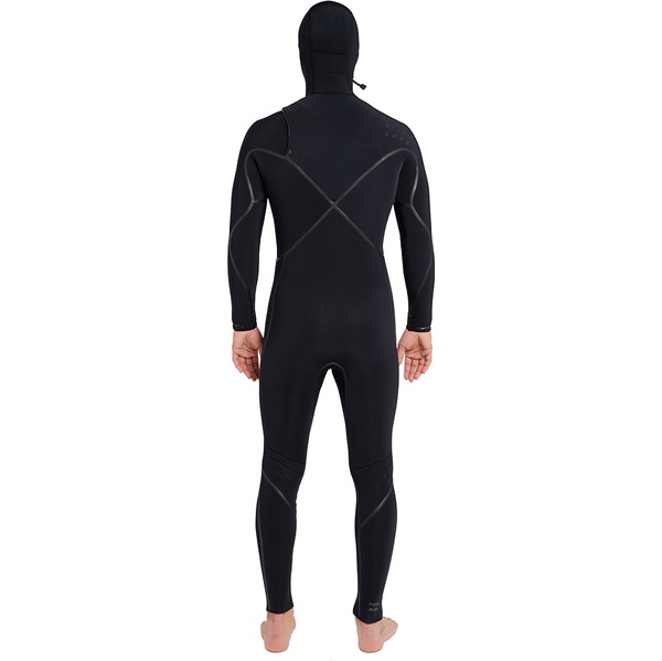 Billabong Furnace Carbon Ultra Hooded 6/5mm Wetsuit Met Chest Zip Zwart L46M01