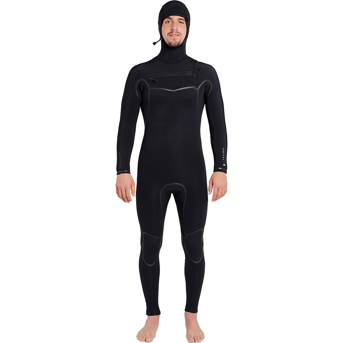 Billabong Furnace Carbon Ultra Hooded 6/5mm Wetsuit Met Chest Zip Zwart L46M01