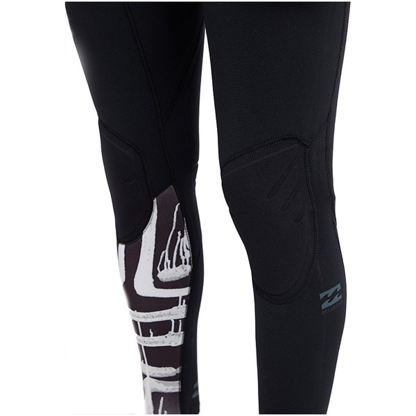 Billabong Furnace Carbon Comp 5/4mm Wetsuit Met Chest Zip Zwart Print L45m03