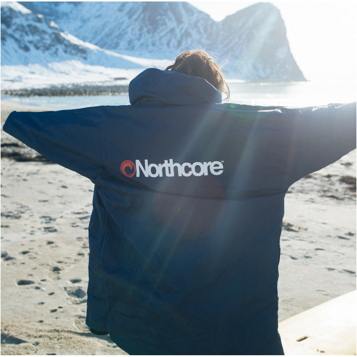 2026 Northcore Beach Basha Pro 4 Seizoenen Wisselend Robe Noco24j - Blauw