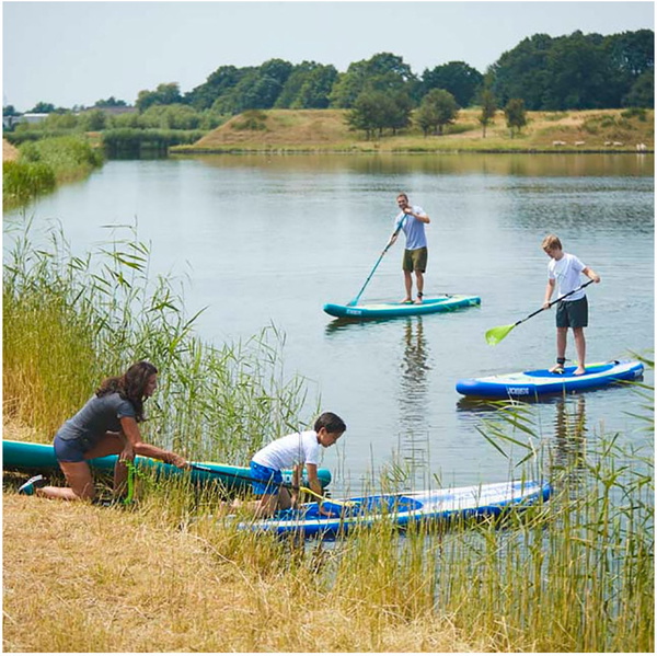 2020 Jobe Desna Opblaasbare Stand Up Paddle Board 10'0 X 32" Incl Peddel, Rugzak, Pump & Leash