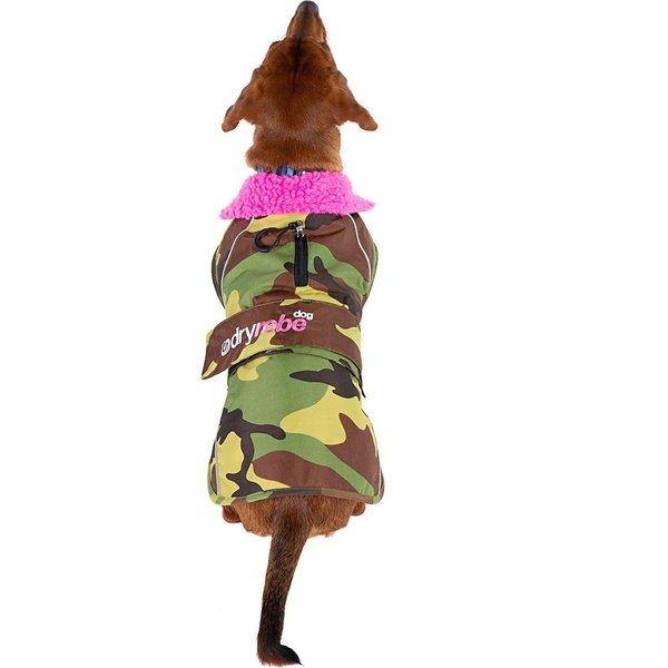 2026 Dryrobe Hondenjas V3DRDC - Pink / Camo