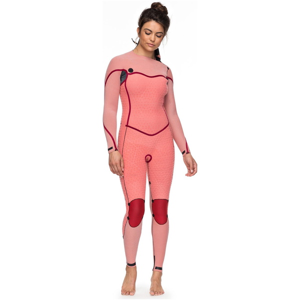 2018 Roxy Womens Performance 4 / 3mm Borst Zip Wetsuit ZWART ERJW103032