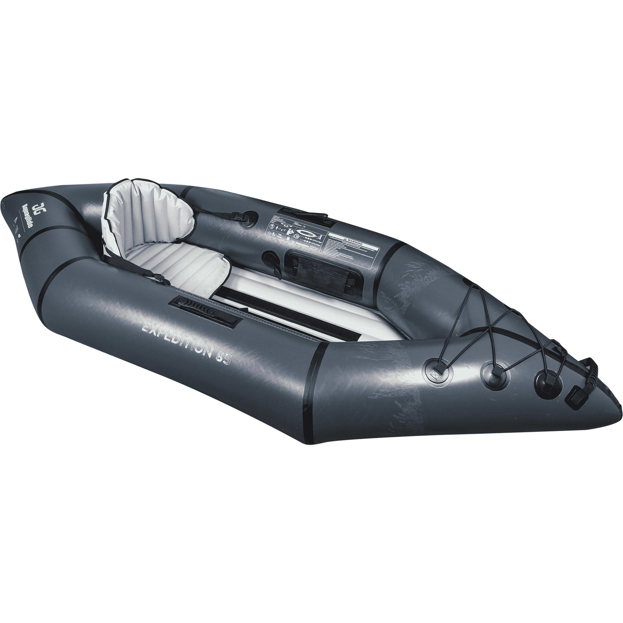 2026 Aquaglide Backwoods Expeditie 85 Ultralicht 1 Persoon Kajak AGEXP1 - Navy
