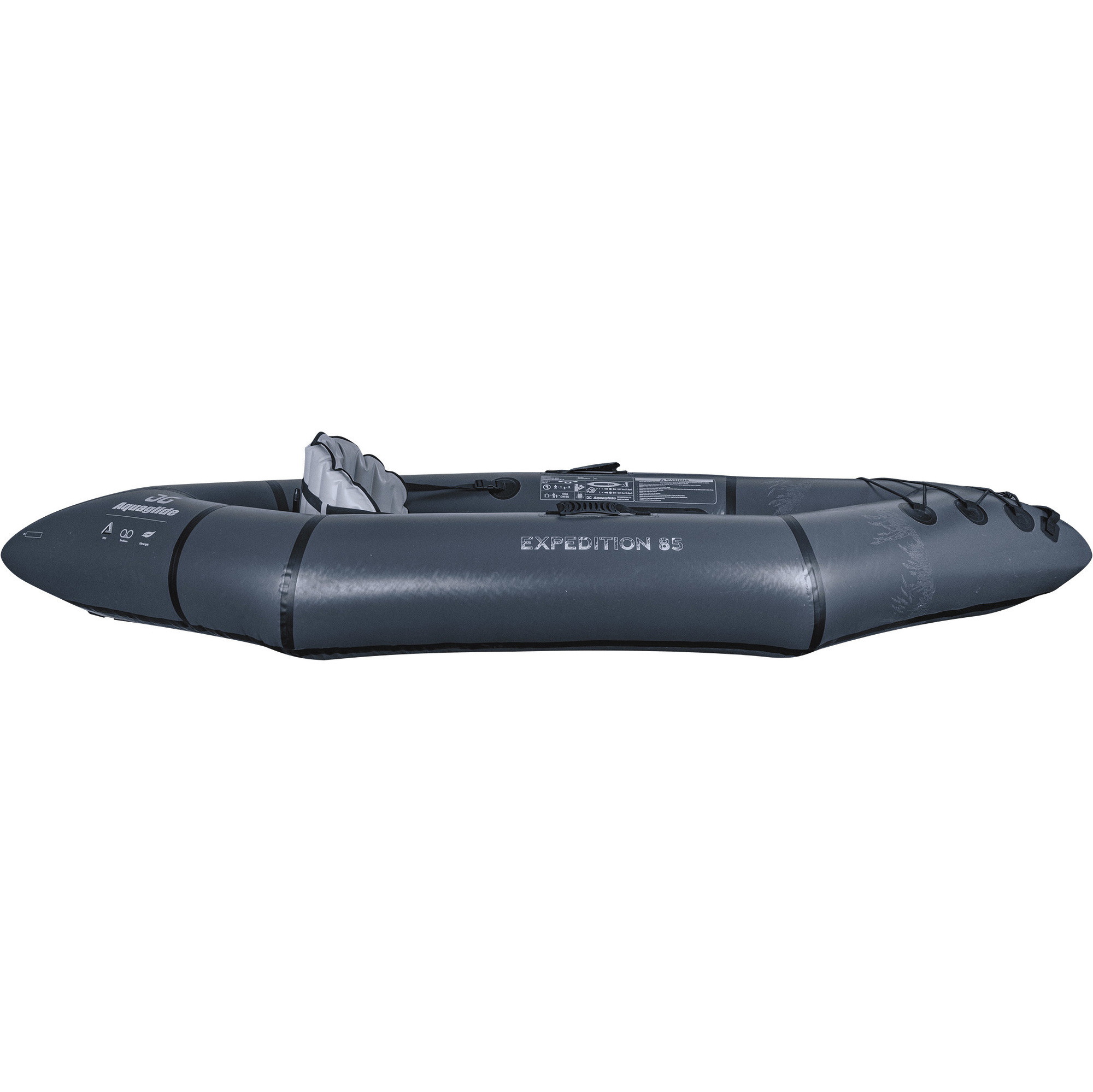 2026 Aquaglide Backwoods Expeditie 85 Ultralicht 1 Persoon Kajak AGEXP1 - Navy