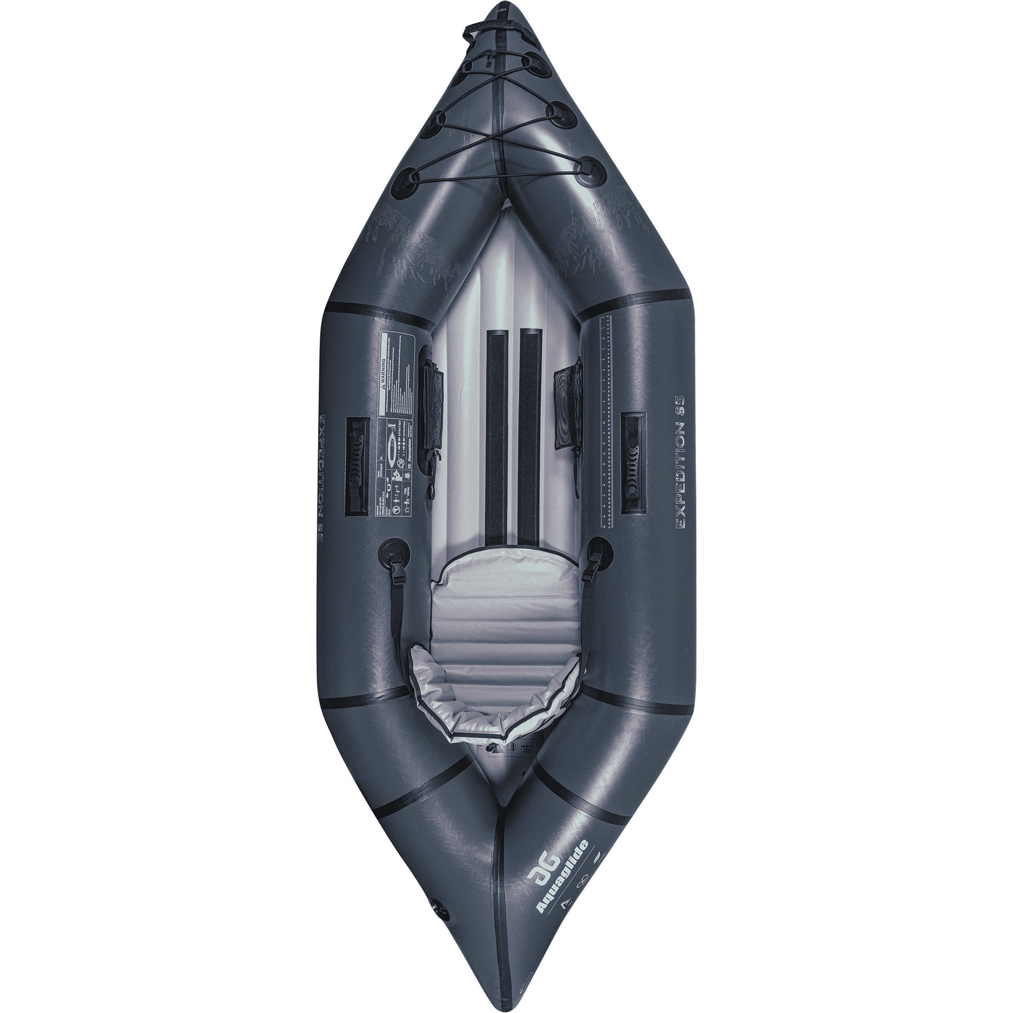2026 Aquaglide Backwoods Expeditie 85 Ultralicht 1 Persoon Kajak AGEXP1 - Navy