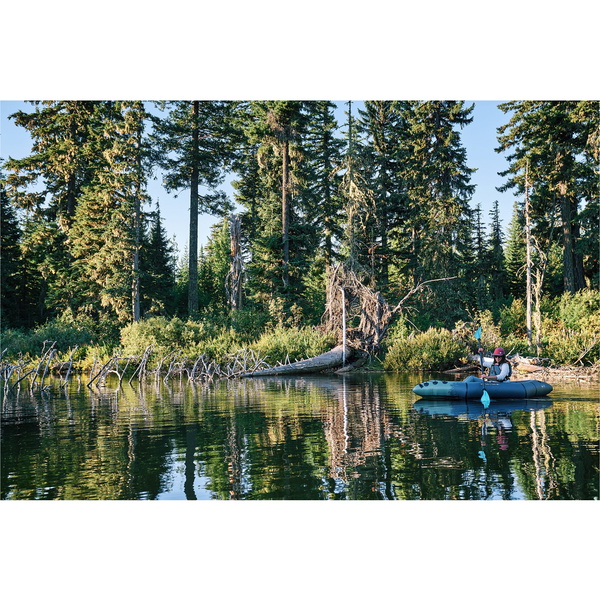 2026 Aquaglide Backwoods Expeditie 85 Ultralicht 1 Persoon Kajak AGEXP1 - Navy