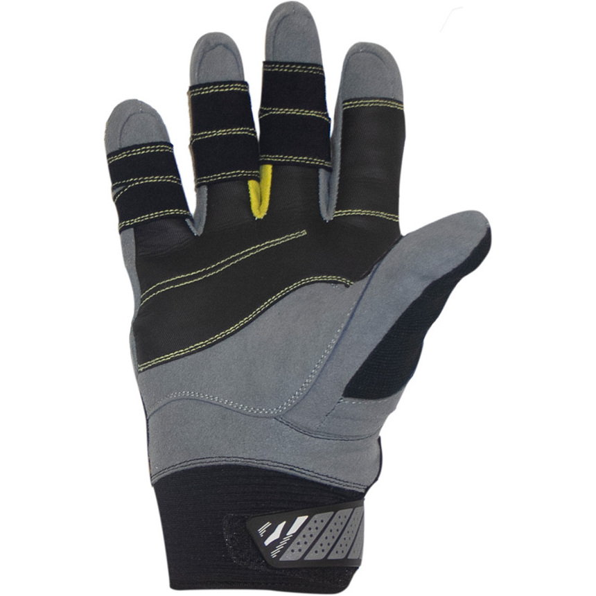 2025 Gul Junior Code Zero Zomer Full Finger Zeilhandschoenen Zwart Gl1239-b6