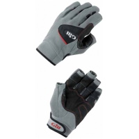 Deckhand Glove SHORT Finger BLACK / GRAY