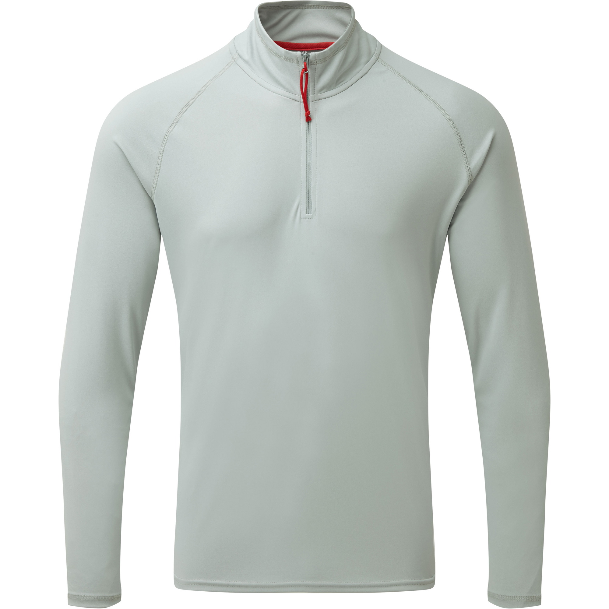 2026 Gill UV UV-T-shirt Met Rits En Nek Grijs UV009