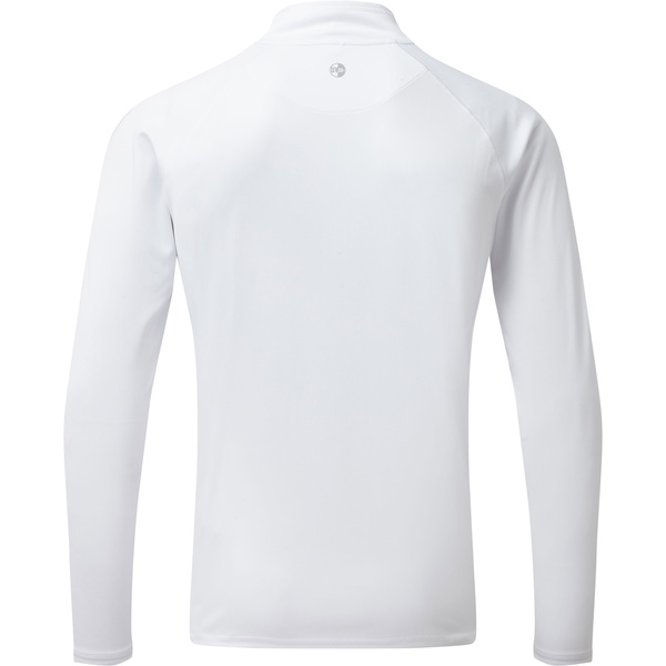 2026 Gill UV UV-T-shirt Met Rits En Nek Wit UV009