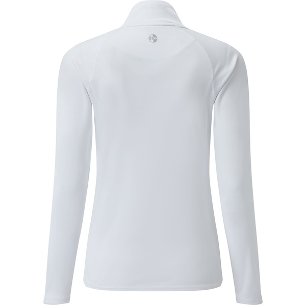 2026 Gill UV UV-T-shirt Met Rits En Nek Wit UV009W