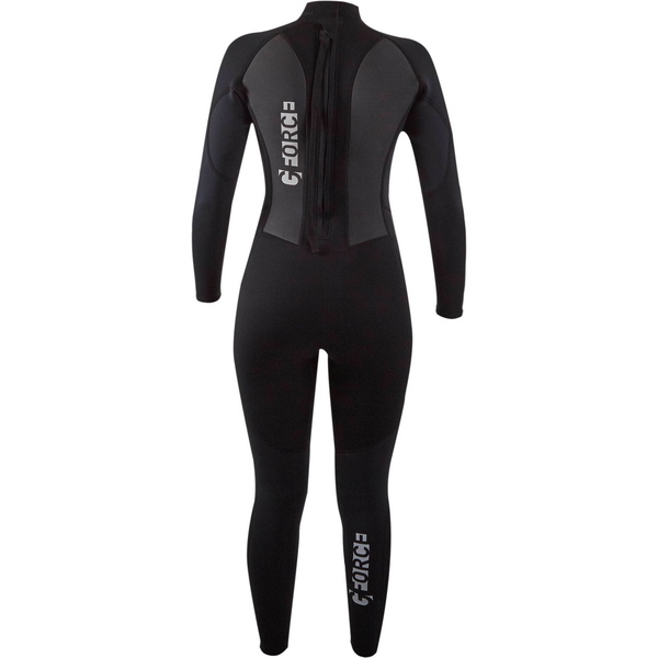 2025 Gul Junior Meisjes G-Force 3mm Flatlock Wetsuit GF1308-B7 - Black
