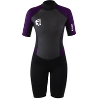 Dames G-Force 3mm Rug Ritssluiting Shorty Wetsuit