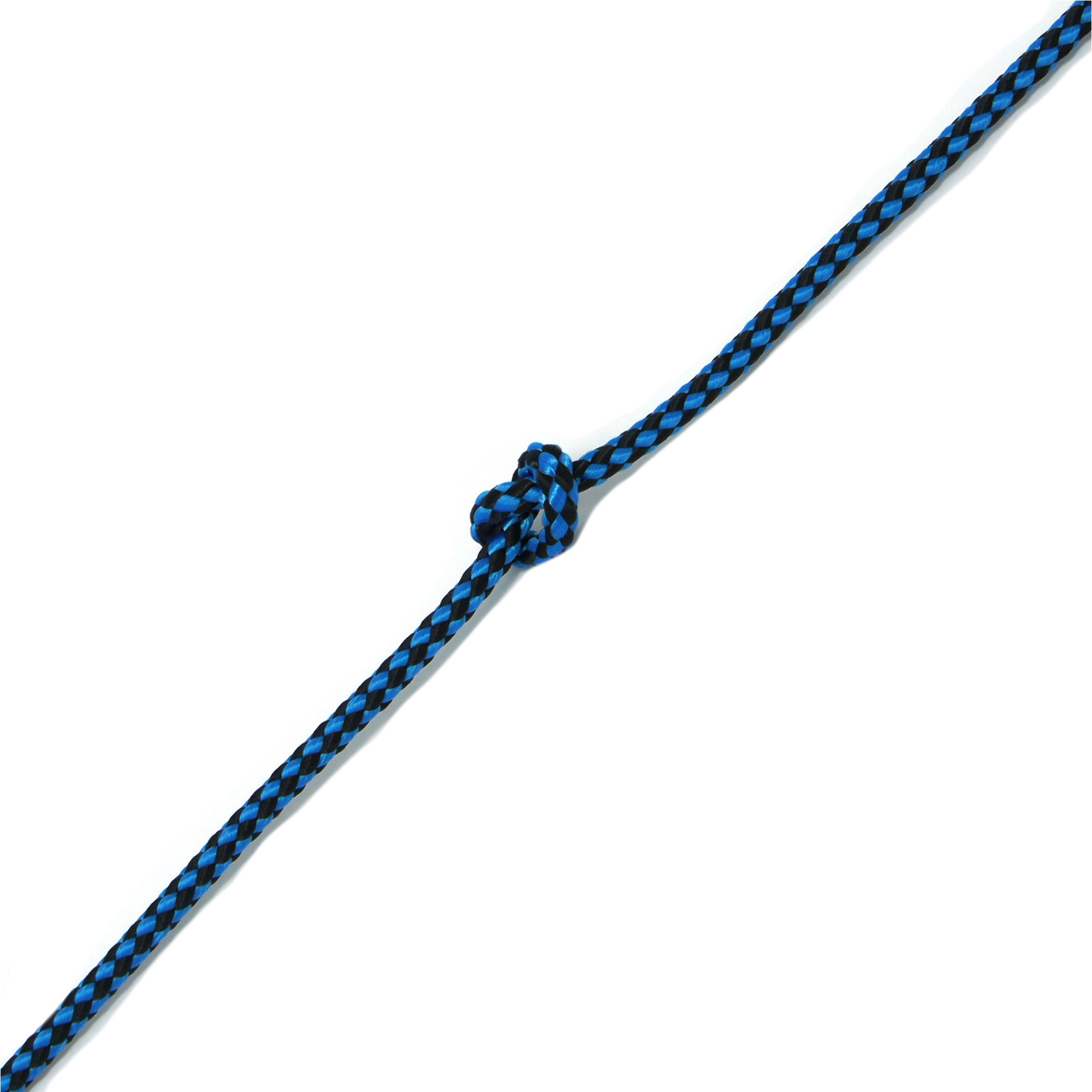 Kingfisher Evolution 8 Vlecht Voorgerekt Rubberboottouw Blauw / Zwart Ps0x2 - Prijs Per Meter.