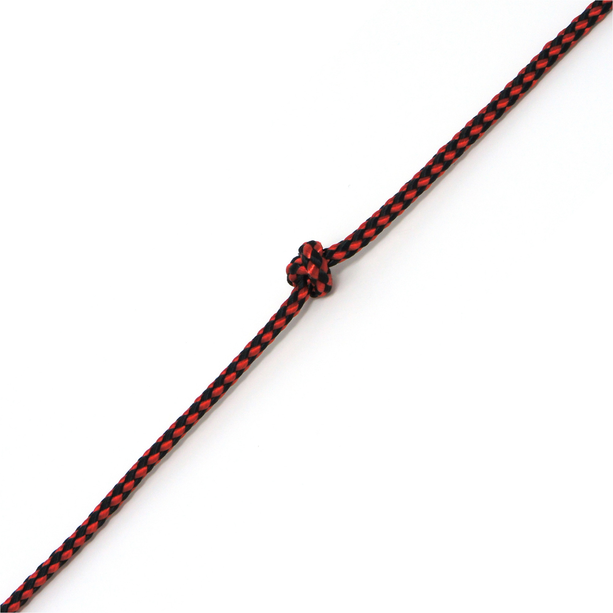 Kingfisher Evolution 8 Vlecht Voorgerekt Rubberboot Touw Rood / Zwart Ps0x2 - Prijs Per Meter.