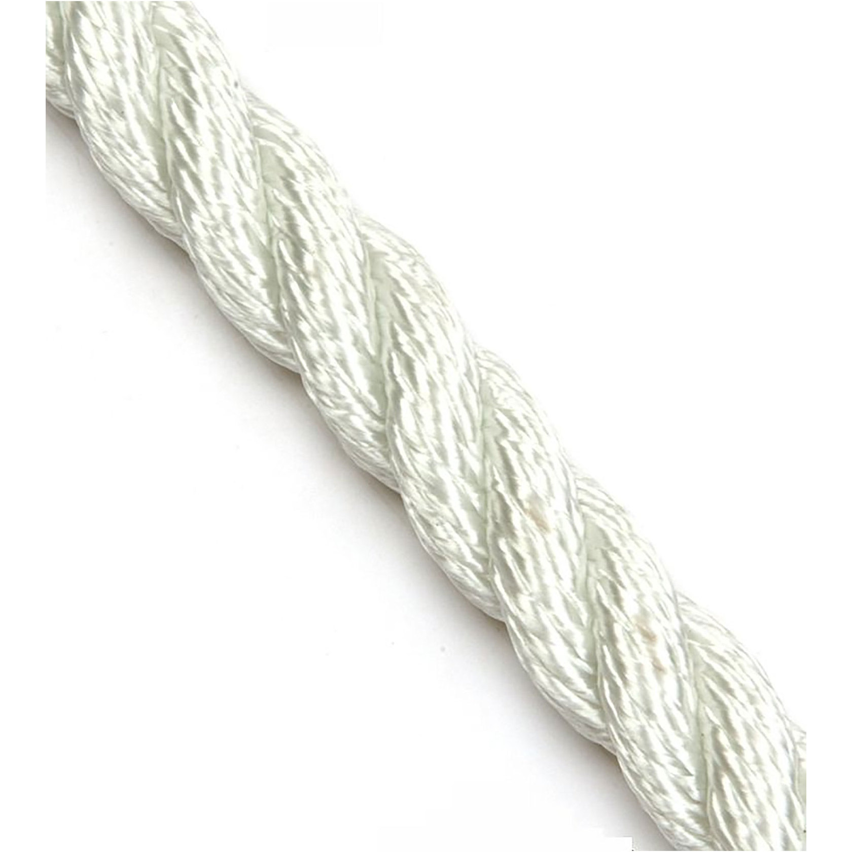 Kingfisher Afmeren / Verankeren 3-strengs Nylon Touw Wit N3w1 - Prijs Per Meter