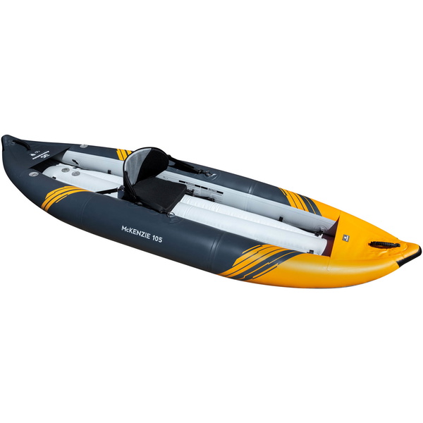 2025 Aquaglide McKenzie 105 1 Persoon Wit Waterkajak AMWW1 - Navy / Oranje
