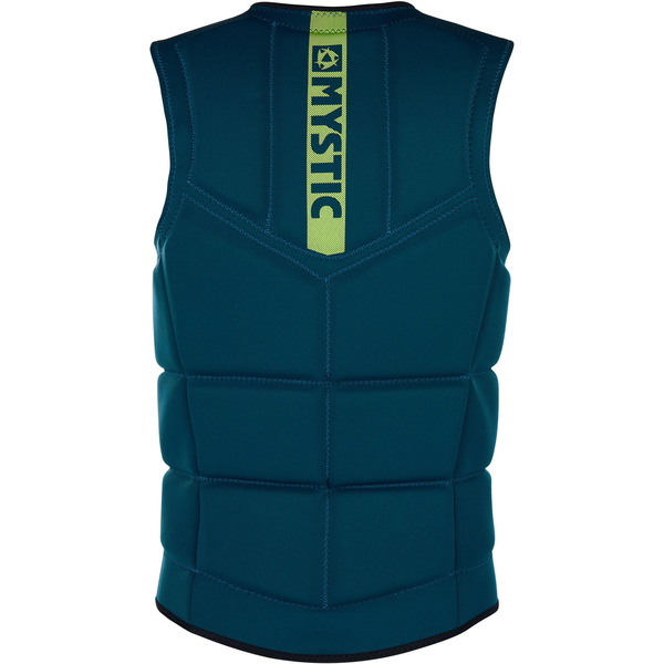 2019 Mystic Star Front Zip Wake Impact Vest Groenblauw 180152
