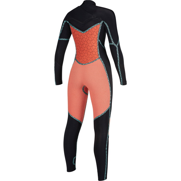 2019 Mystic Dames Verblind 3/2 Dubbel Borstpak Met Dubbele Chest Zip 200023 - Navy