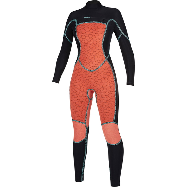 2019 Mystic Dames Verblind 3/2 Dubbel Borstpak Met Dubbele Chest Zip 200023 - Navy