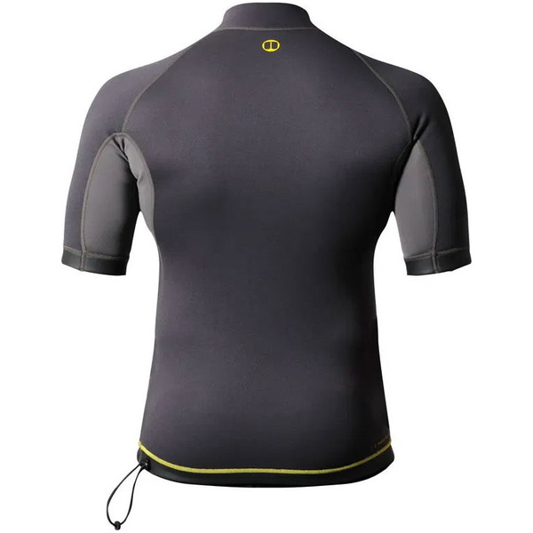 2026 Nookie 1mm Ti Neopreen Vest Met Korte Mouwen NE12 - Grijs / Geel