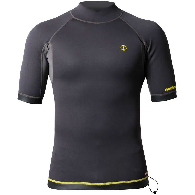 2026 Nookie 1mm Ti Neopreen Vest Met Korte Mouwen NE12 - Grijs / Geel
