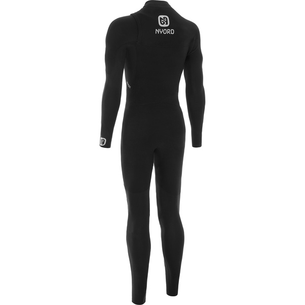 2025 Nyord Heren Furno Warmth 4/3mm Borst Ritssluiting Gbs Wetsuit FWM43001 - Black