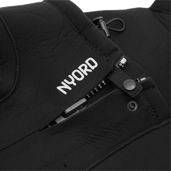 2025 Nyord Heren Furno Warmth 4/3mm Borst Ritssluiting Gbs Wetsuit FWM43001 - Black