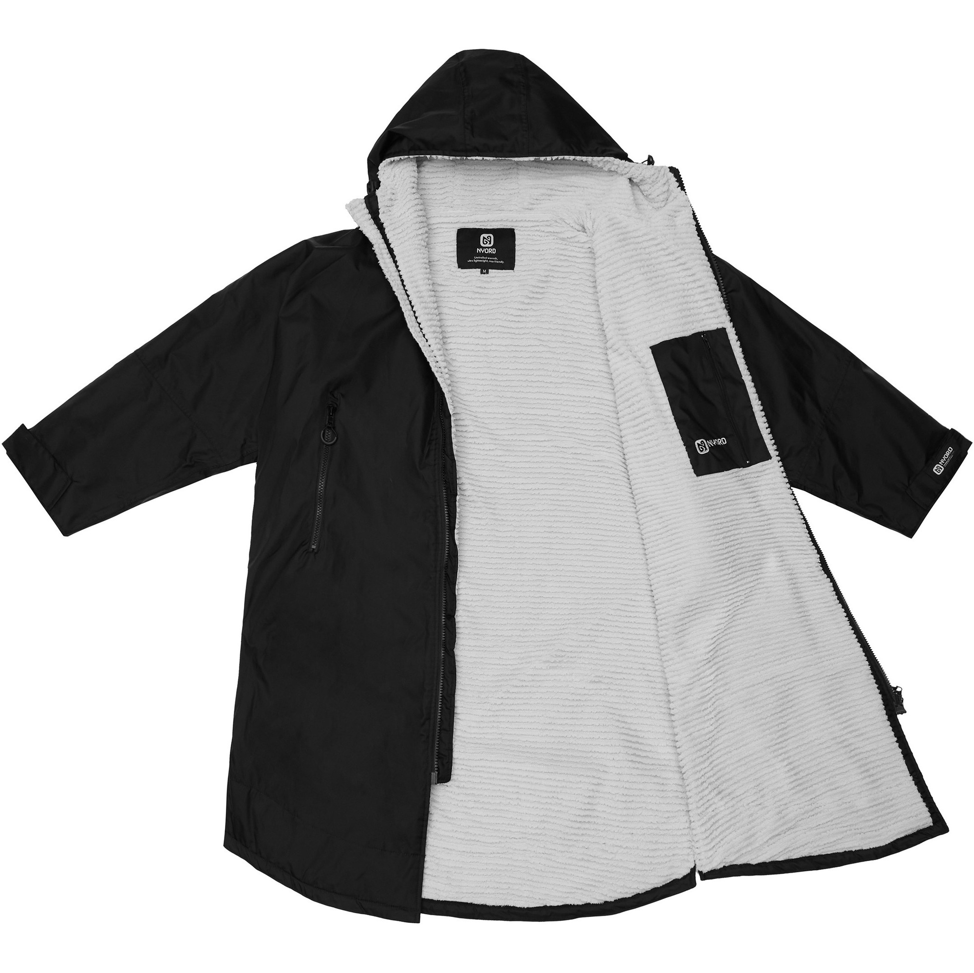 2026 Nyord Primaloft Outdoor Wisselbadjas ACC0005 - Black / Grijs
