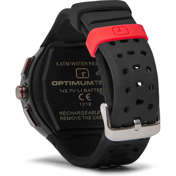 2026 Optimum Time Series 12 Varend Horloge Os123 - Zwart