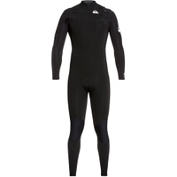 Mannen Syncro 3/2mm Chest Zip Wetsuit Zwart / Wit Eqyw10308