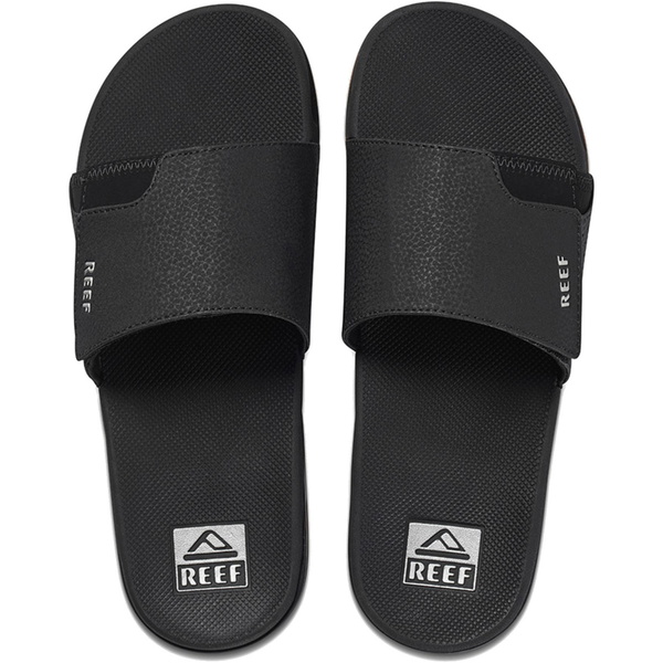 2026 Reef Fanning Sliders CI3632 - Black / Zilver