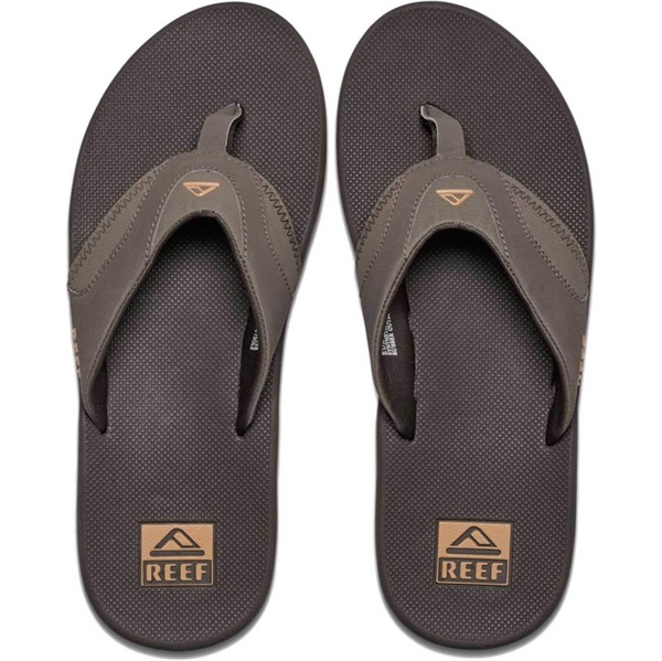 2026 Reef Heren Fanning-teenslippers - Brown / Gum