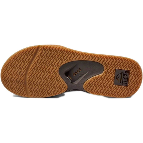 2026 Reef Heren Fanning-teenslippers - Brown / Gum