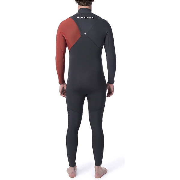 2019 Rip Curl Flashbomb Heren Flashbomb 4/3mm Gbs Zip Free Wetsuit Burnt Orange WSM9EF