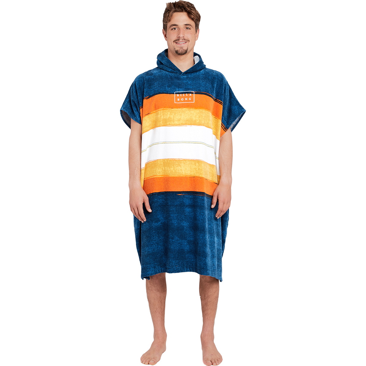 2019 Billabong Hoodie Handdoek Poncho / Changing Robe Leisteen Korte Mouw Leisteen H4br01