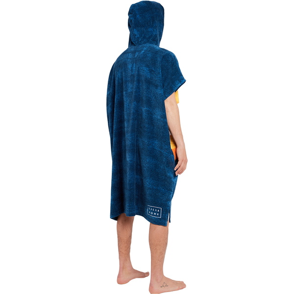 2019 Billabong Hoodie Handdoek Poncho / Changing Robe Leisteen Korte Mouw Leisteen H4br01