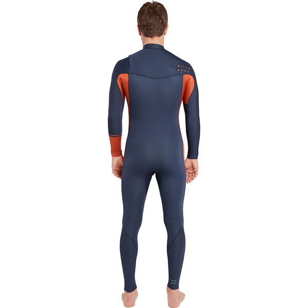 Billabong Furnace Revolutie 5/4mm Chest Zip Wetsuit Leisteen L45m50