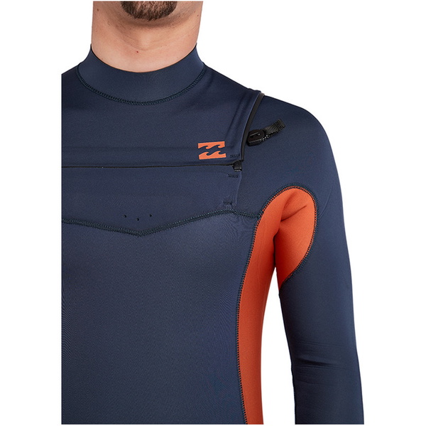 Billabong Furnace Revolutie 5/4mm Chest Zip Wetsuit Leisteen L45m50