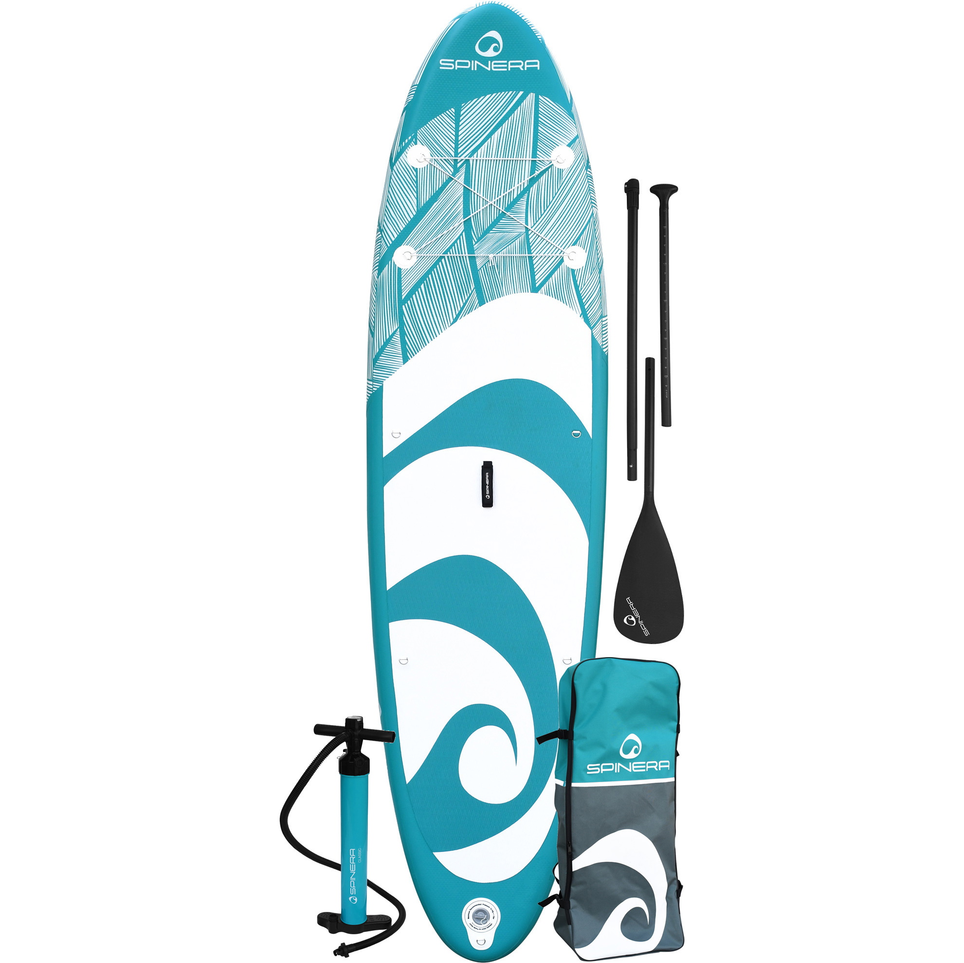 Spinera Lets Paddle 11'2 Opblaasbaar Stand Up Paddle Board Pakket - Board, Tas, Pomp, Peddel & Leiband