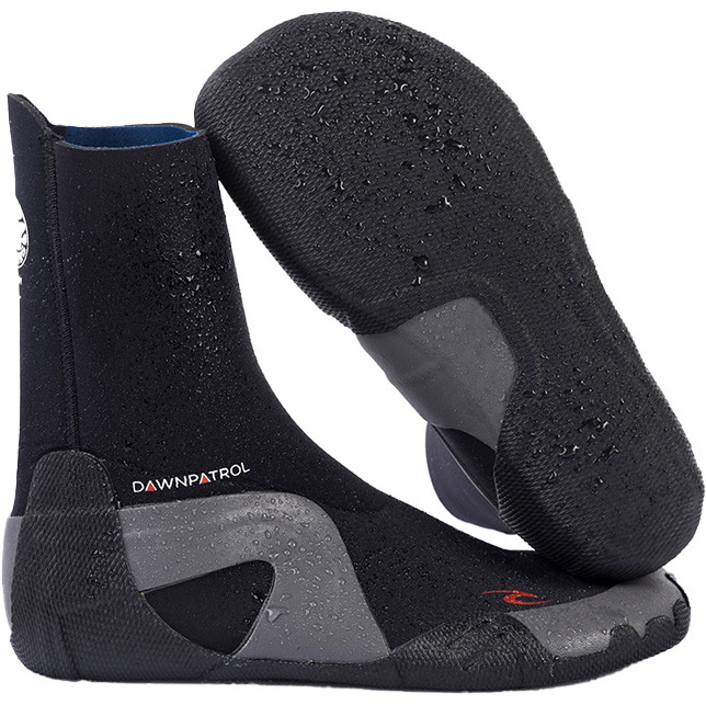 2026 Rip Curl Dawn Patrol 3mm Round Toe Neoprene Boots WBO7DD - Black