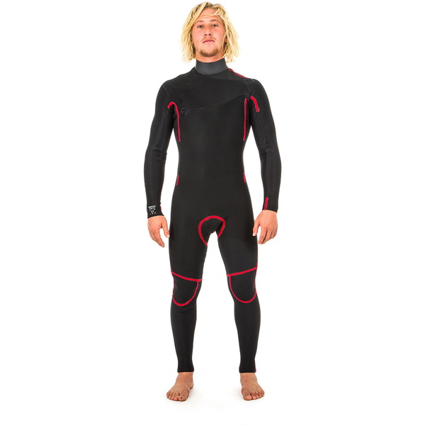 2019 Rip Curl Aggrolite 3/2mm Chest Zip Wetsuit Zwart Wsm9qm