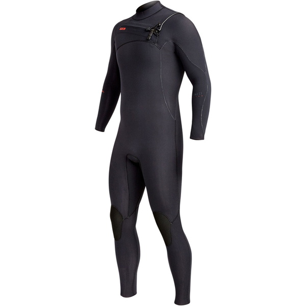 2024 Xcel Heren Infiniti LTD 4/3mm Borst Ritssluiting Wetsuit MN43Z2L9 - Black