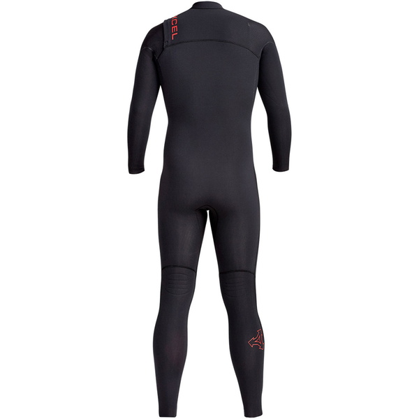 2024 Xcel Heren Infiniti LTD 4/3mm Borst Ritssluiting Wetsuit MN43Z2L9 - Black