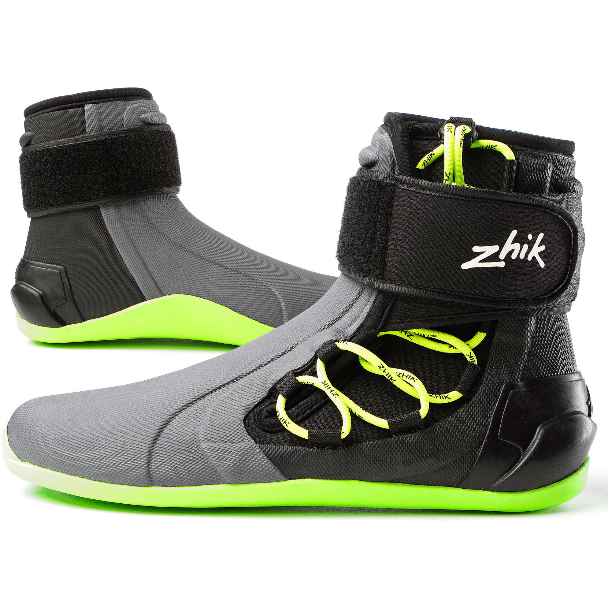 2025 Zhik Hooggesneden Zeillaarzen Grijs / Black DBT0270