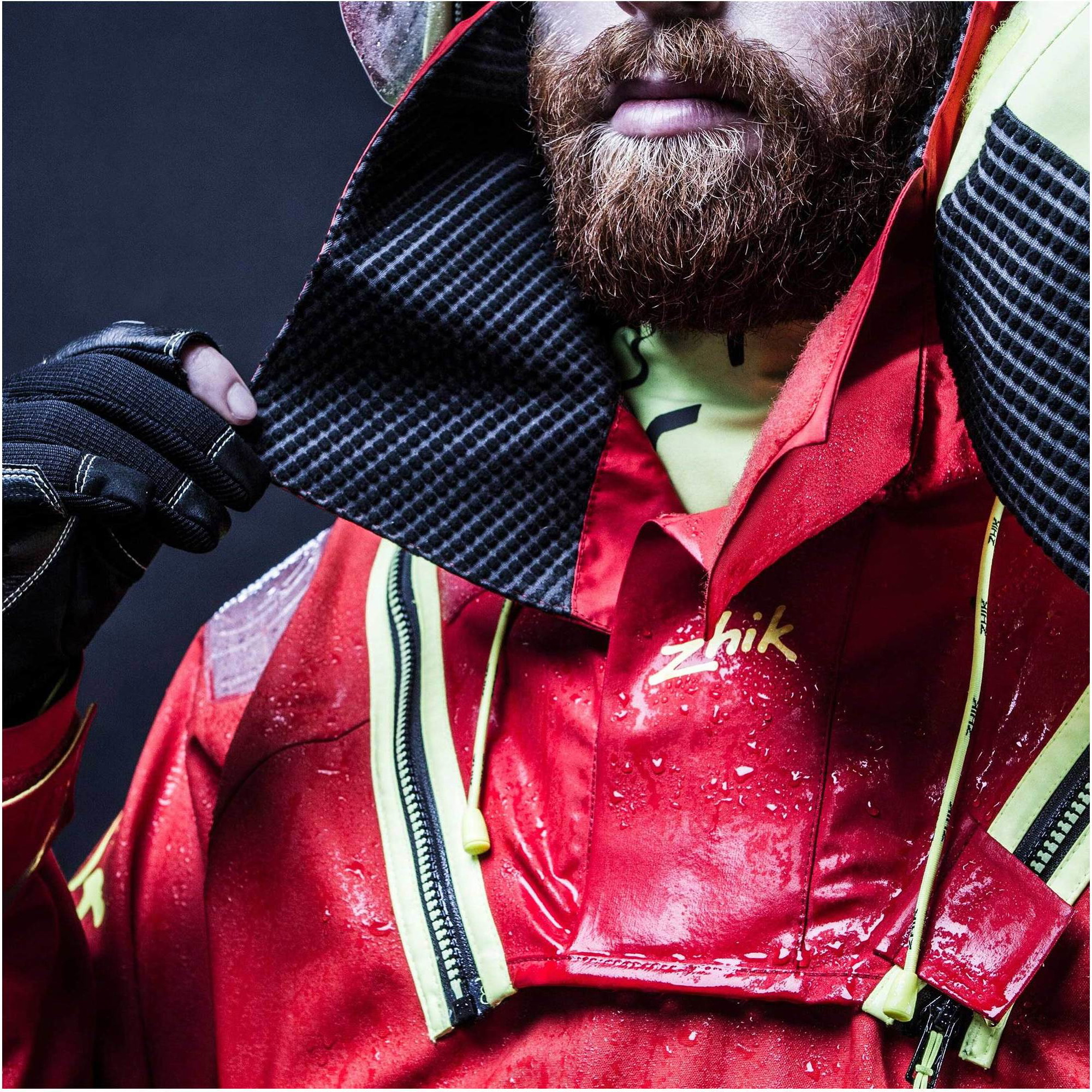 2026 Zhik Mens Isotak X Ocean Sailing Jacket - Red