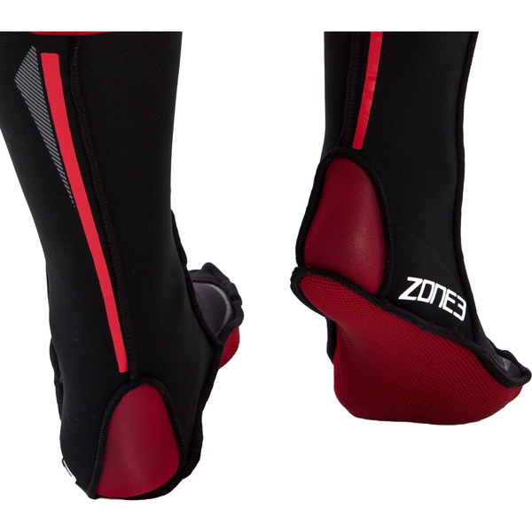 2023 Zone3 2mm Neopreen Zwemsokken Na18unss - Zwart / Rood