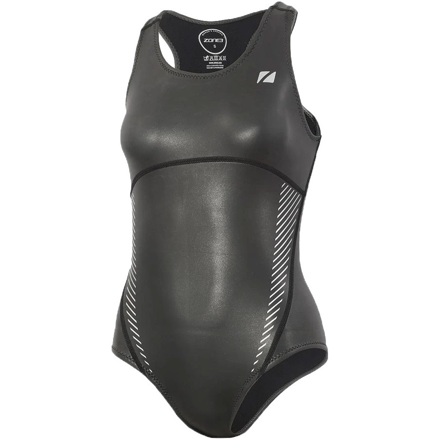 2023 Zone3 Dames 1.5mm Neoprene Swim Suit NA18WSWI101 - Black