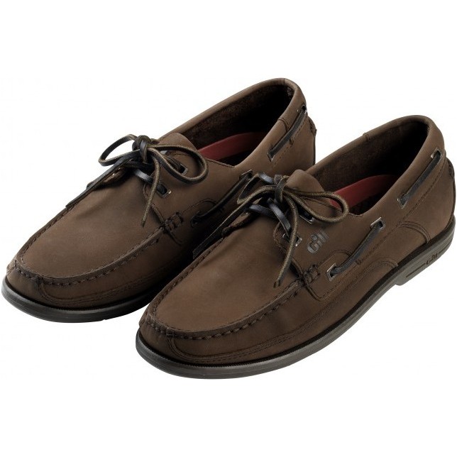 Gill Baltimore 2-oogs Dekschoen In Donkerbruin / Nubuck 920